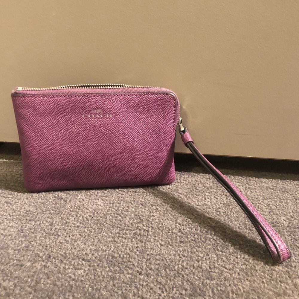Coach Wristlet - purple